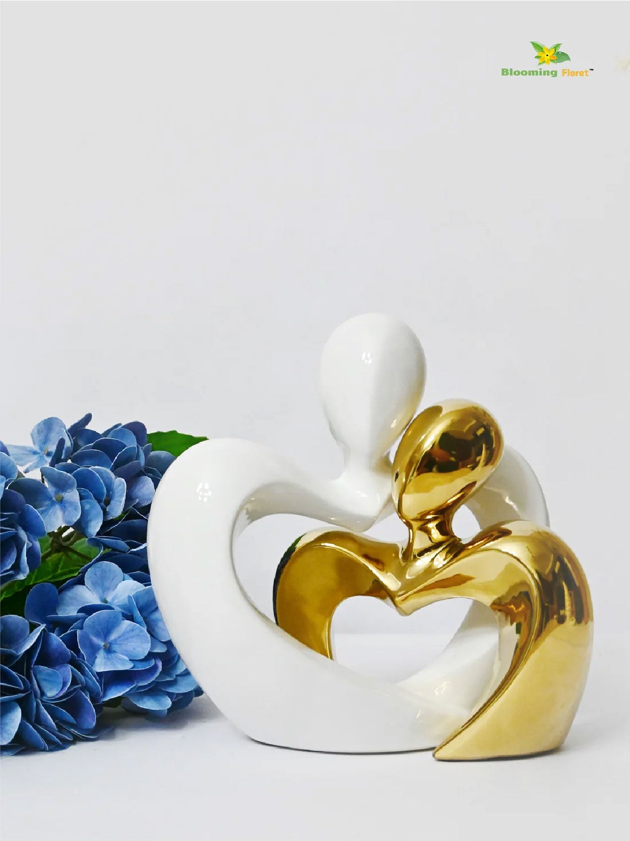 Romantic Heart Lover Sculpture