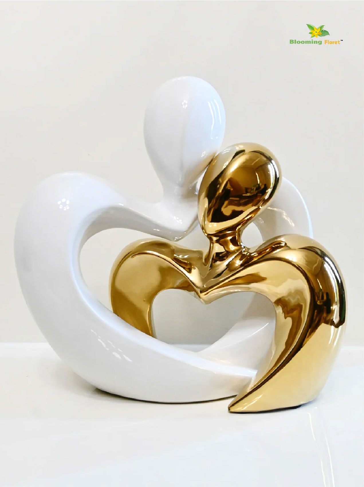 Romantic Heart Lover Sculpture