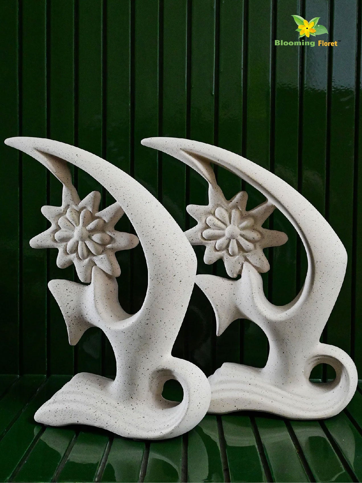 Abstract Fish Duo Figurine