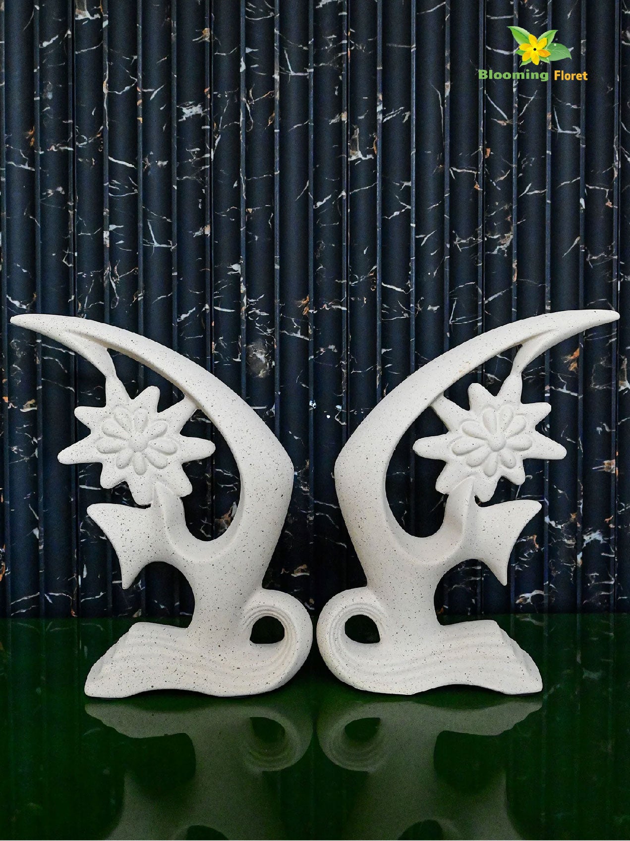 Abstract Fish Duo Figurine