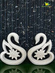 Premium Ceramic Swan Duo