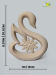 Premium Ceramic Swan Duo