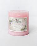 Rose-Men's Scented Pillar Candle-Set of 2 Pcs