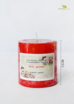 Rose Garden Scented Pillar Candle-Set of 2 Pcs