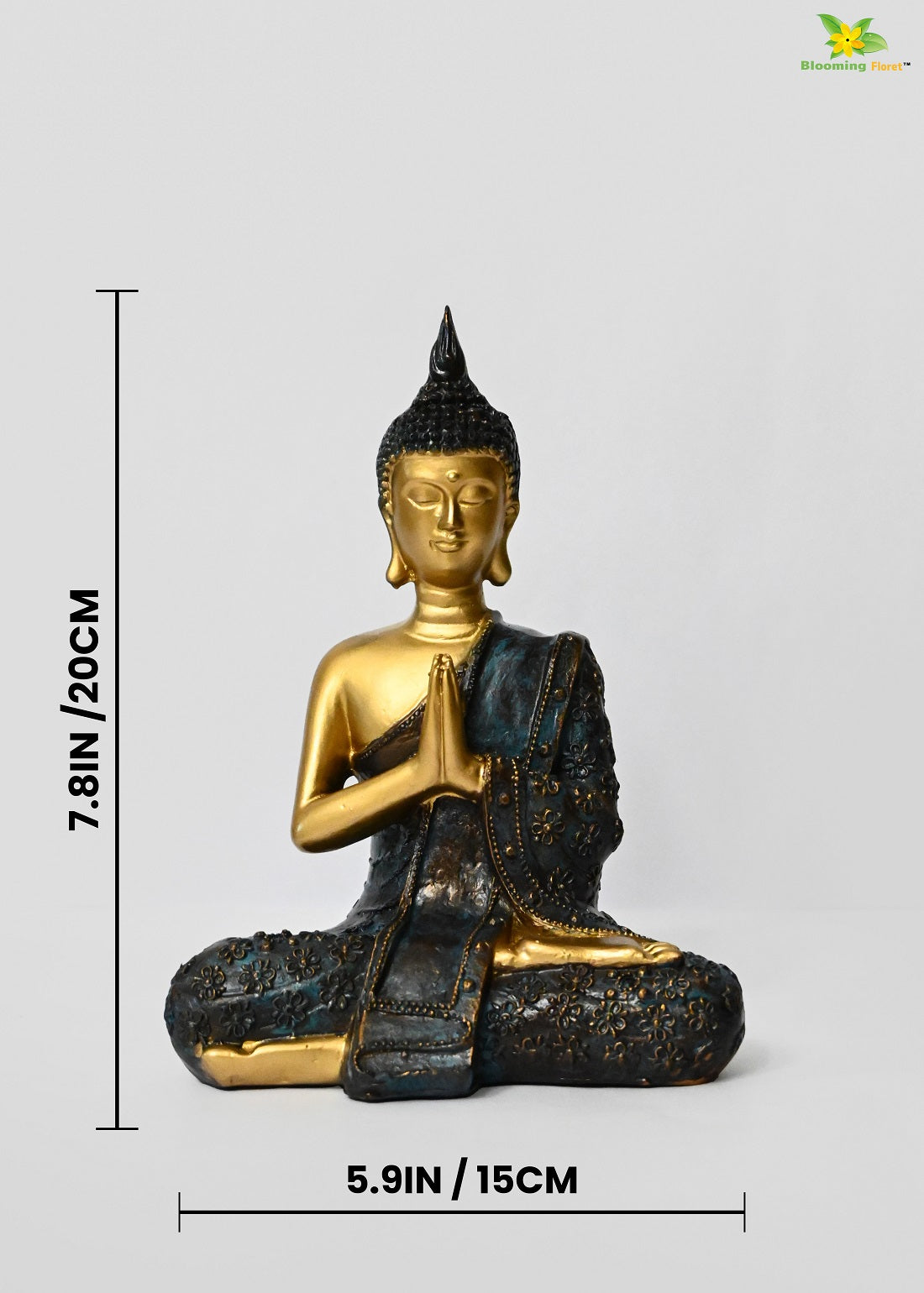 Zen Buddha Statue Design - Pose 1