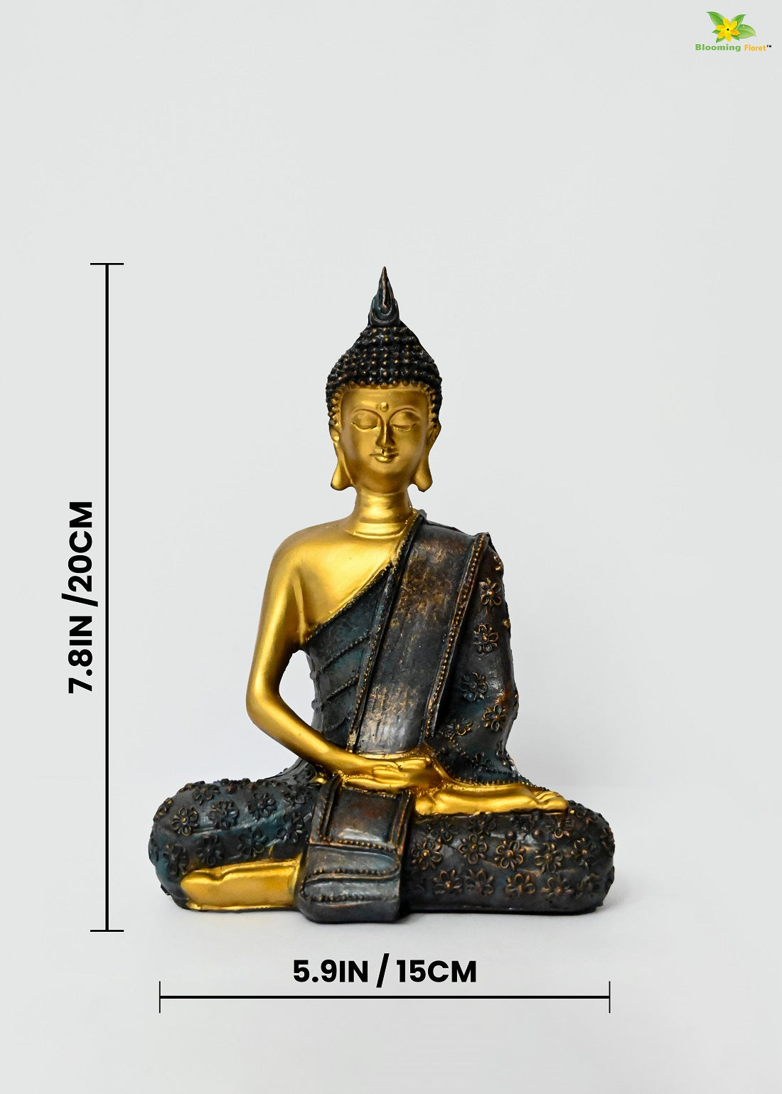 Zen Buddha Statue Design - Pose 3