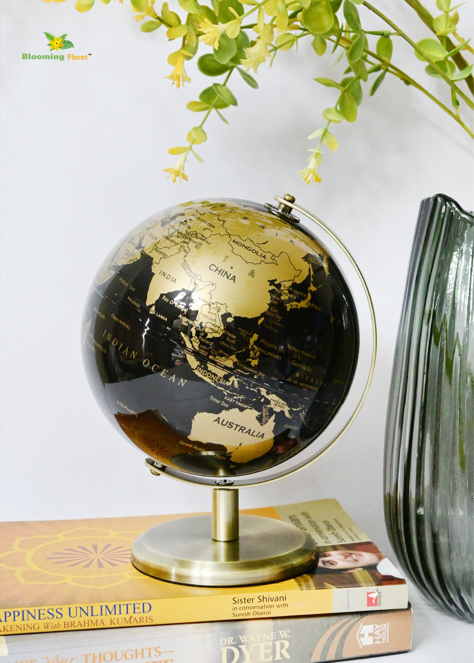 Globe on Metal Stand