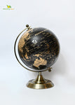 Globe on Metal Stand - Golden