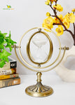 Brass Rotating Hourglass - 15 Minutes