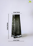Prism Crystal Black Vase
