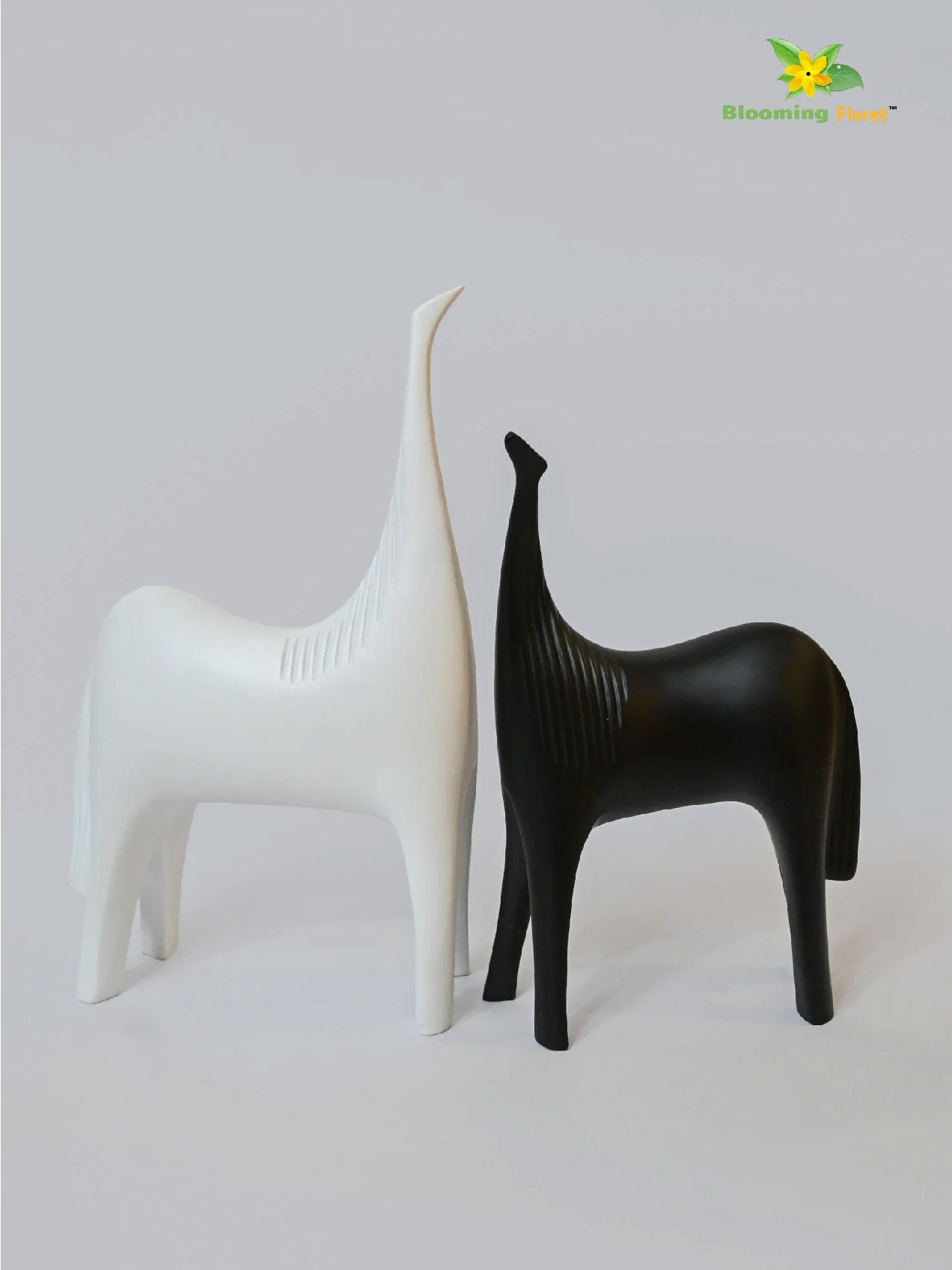 Giraffe Duo Figurines