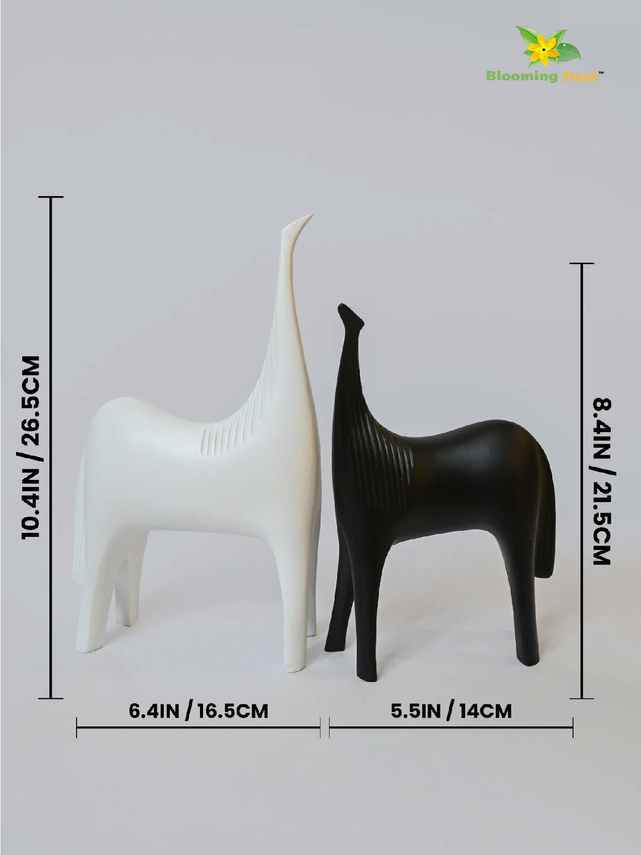 Giraffe Duo Figurines