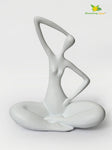 Blissful Yoga Sculpture - White