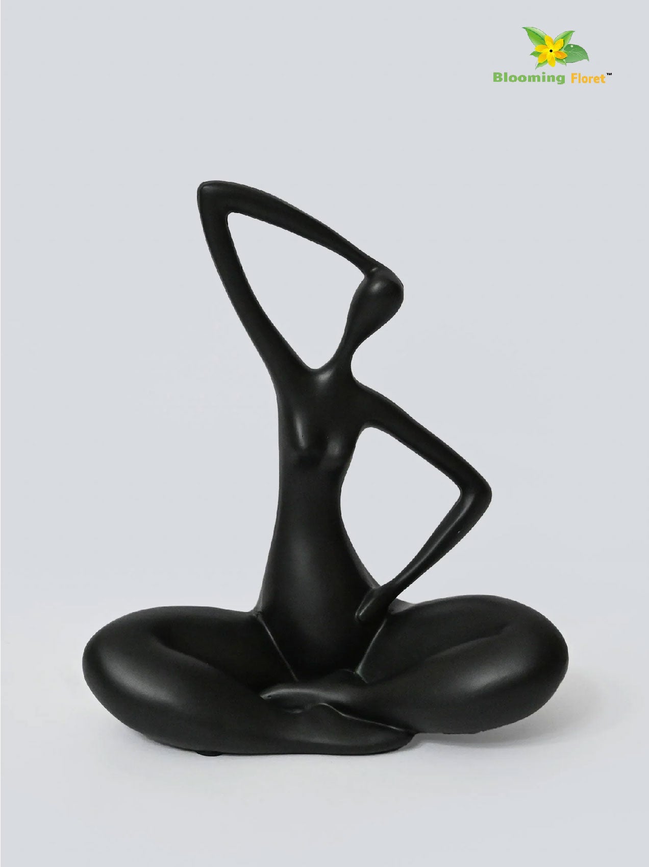 Blissful Yoga Sculpture - Black