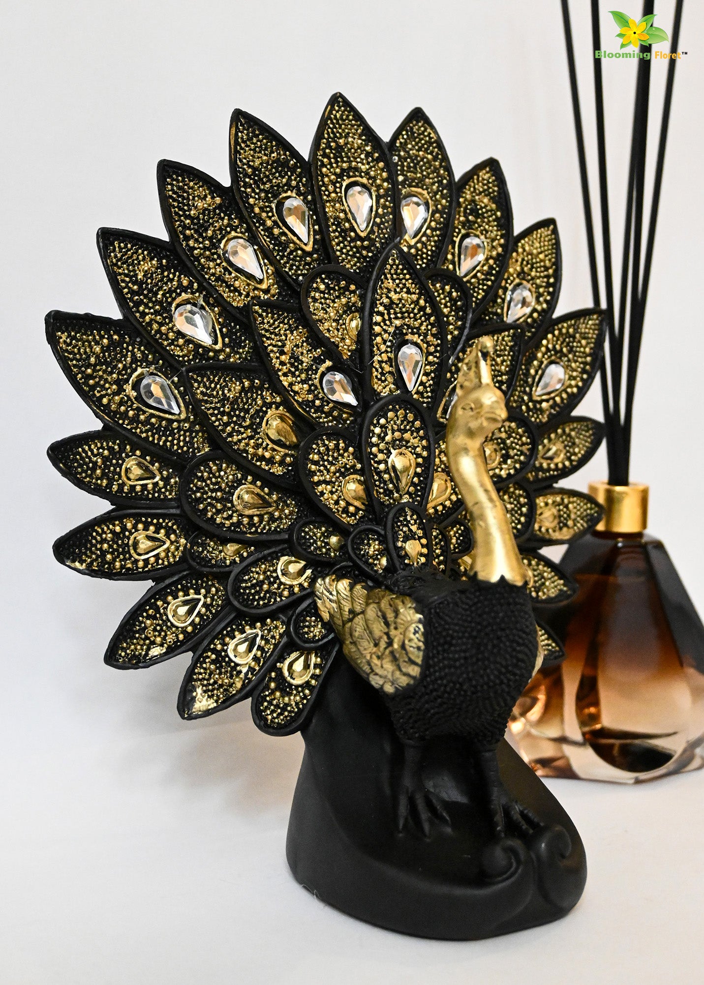 Luxurious Peacock Sculpture