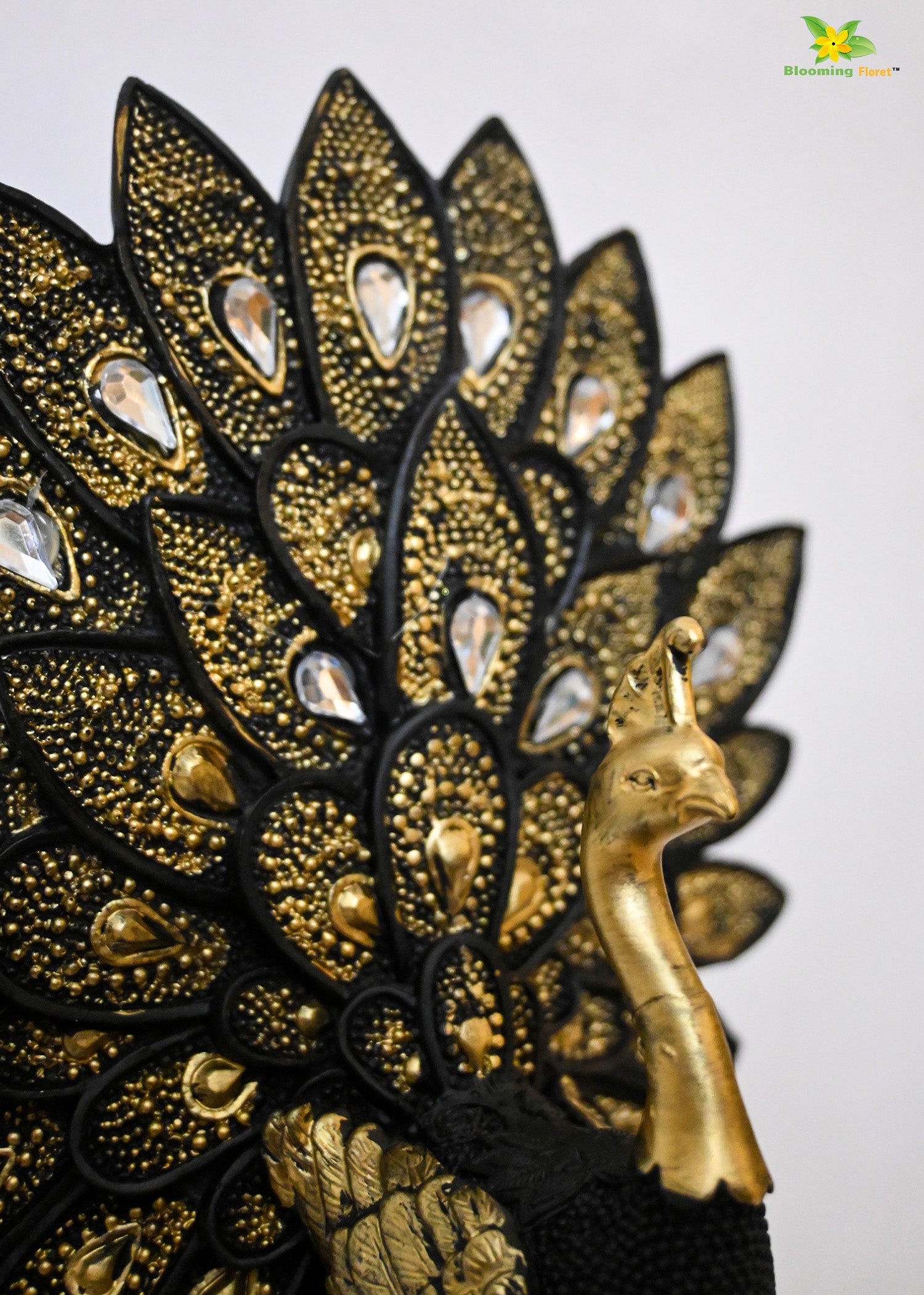 Luxurious Peacock Sculpture