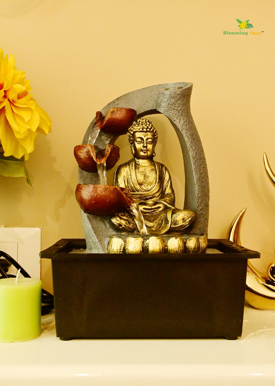 Buddha Tabletop Water Fountain