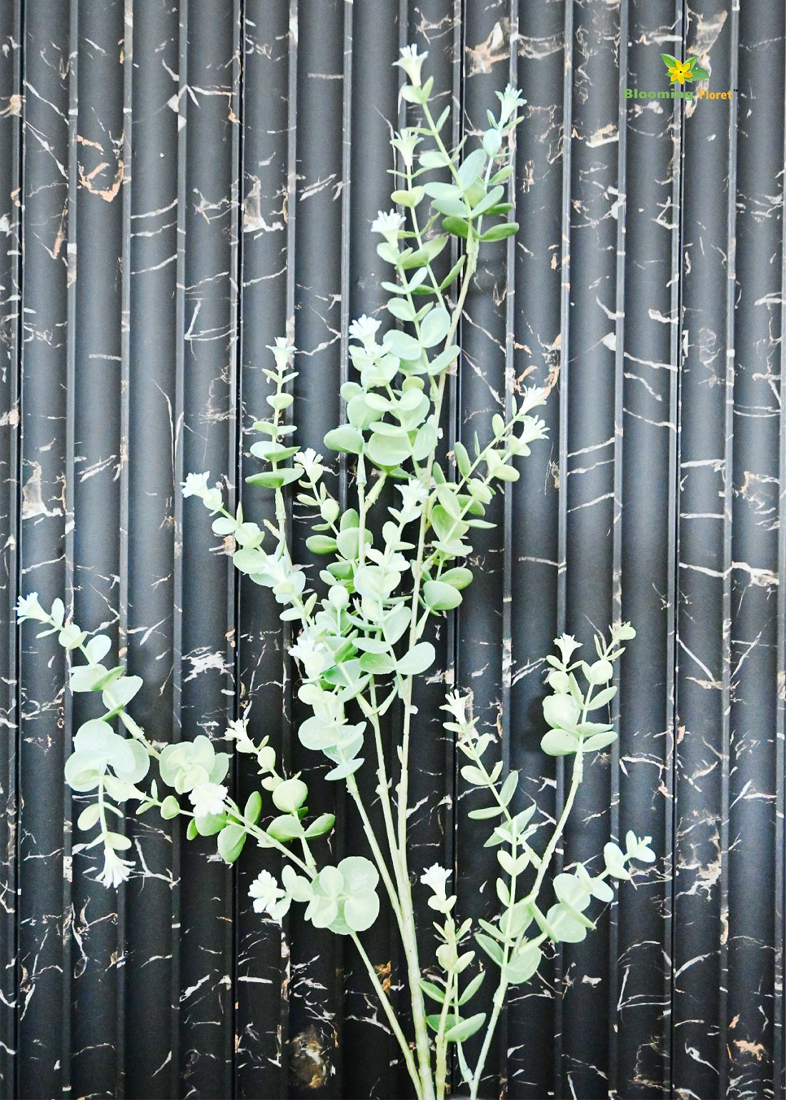 Minimalist Faux Eucalyptus Branch