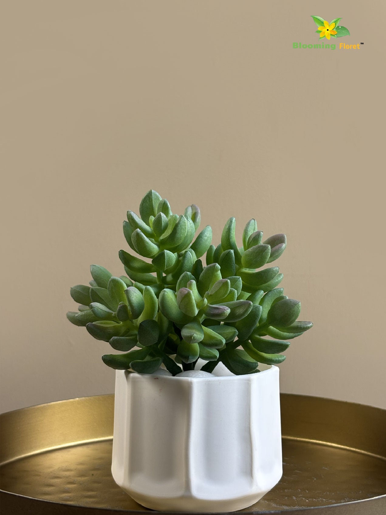Artificial Bushy Succulent – Green