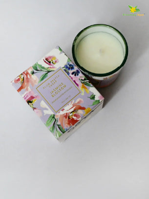 Scented Candle Glass Jar - Set of 2 Pcs, Jasmine Blossom