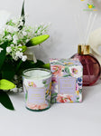 Scented Candle Glass Jar - Set of 2 Pcs, Jasmine Blossom