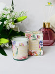 Scented Candle Glass Jar - Set of 2 Pcs, Vanilla Lily