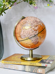 Globe on Metal Stand - Golden