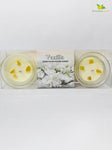 Glass Candle - Set of 2 Pcs, Vanilla