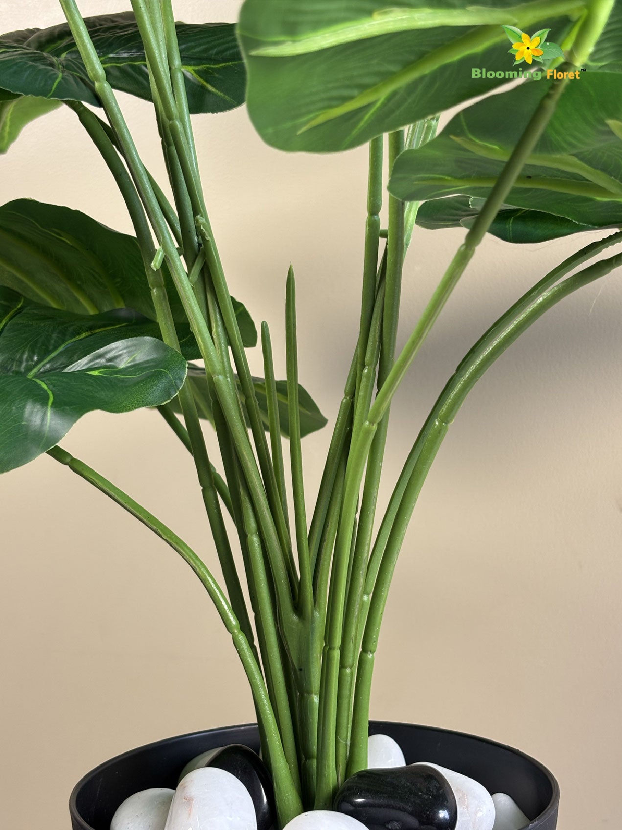 Artificial Dieffenbachia Plant |Green | With Basic Pot