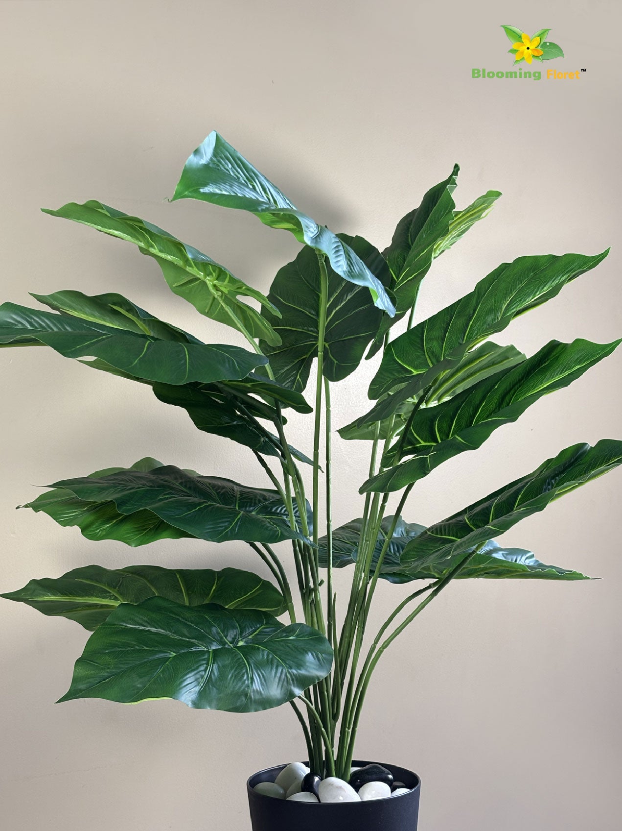 Artificial Dieffenbachia Plant |Green | With Basic Pot