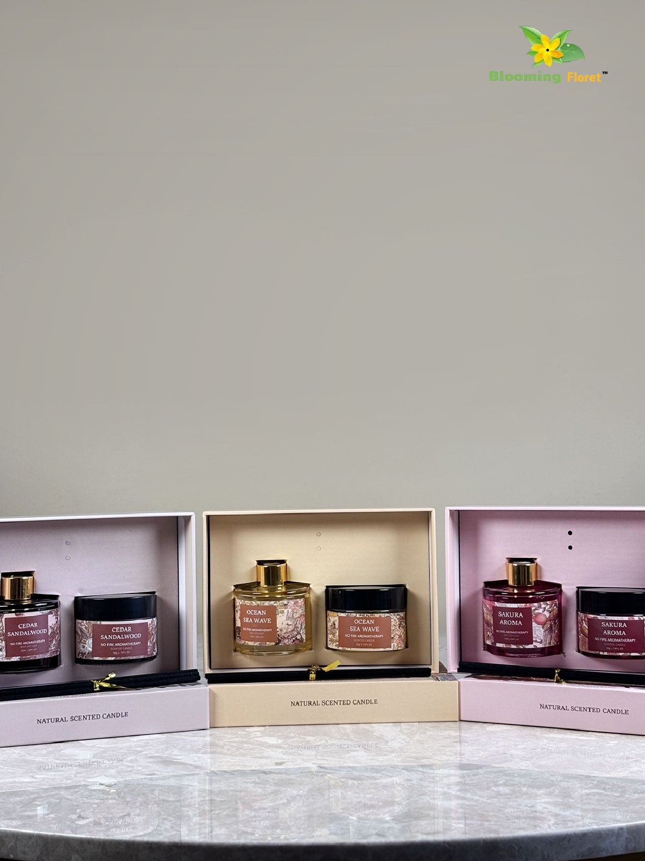 Candle & Diffuser Set | Sakura Aroma