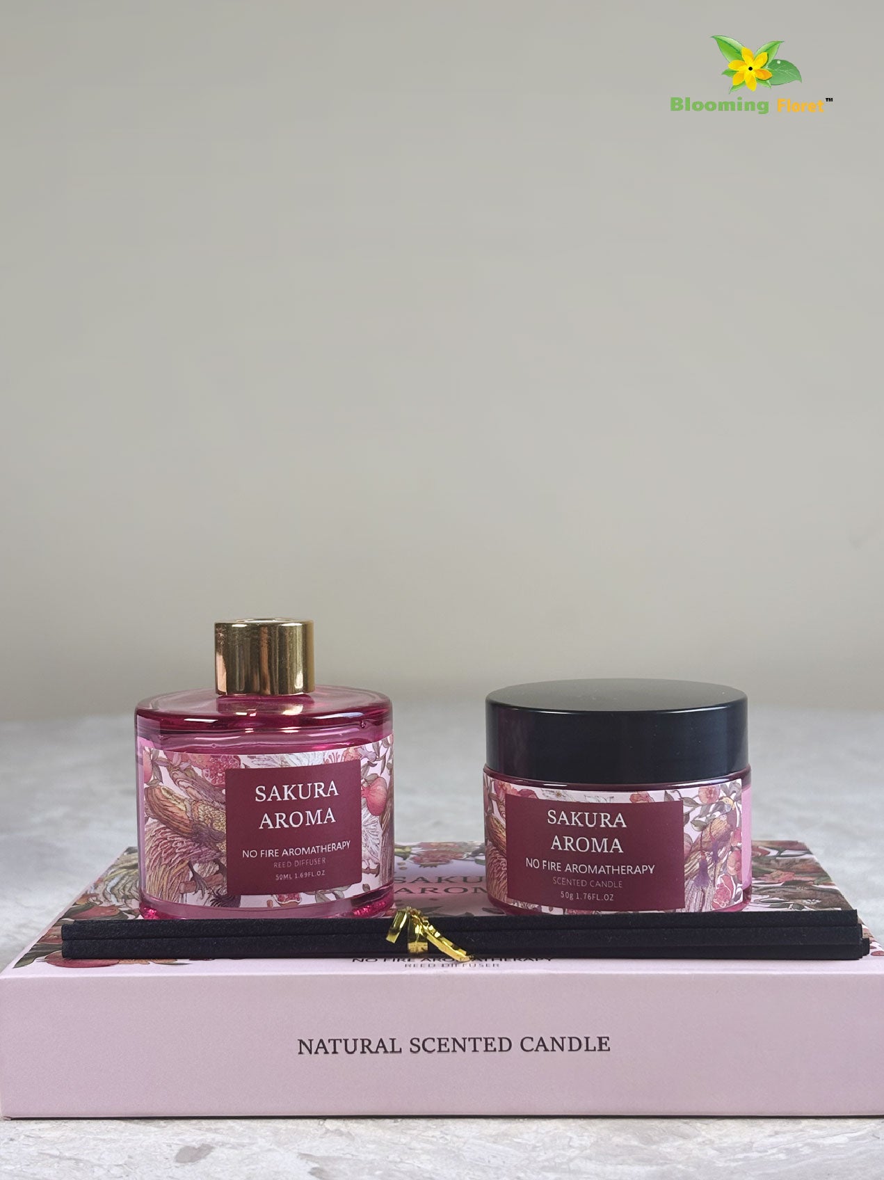 Candle & Diffuser Set | Sakura Aroma