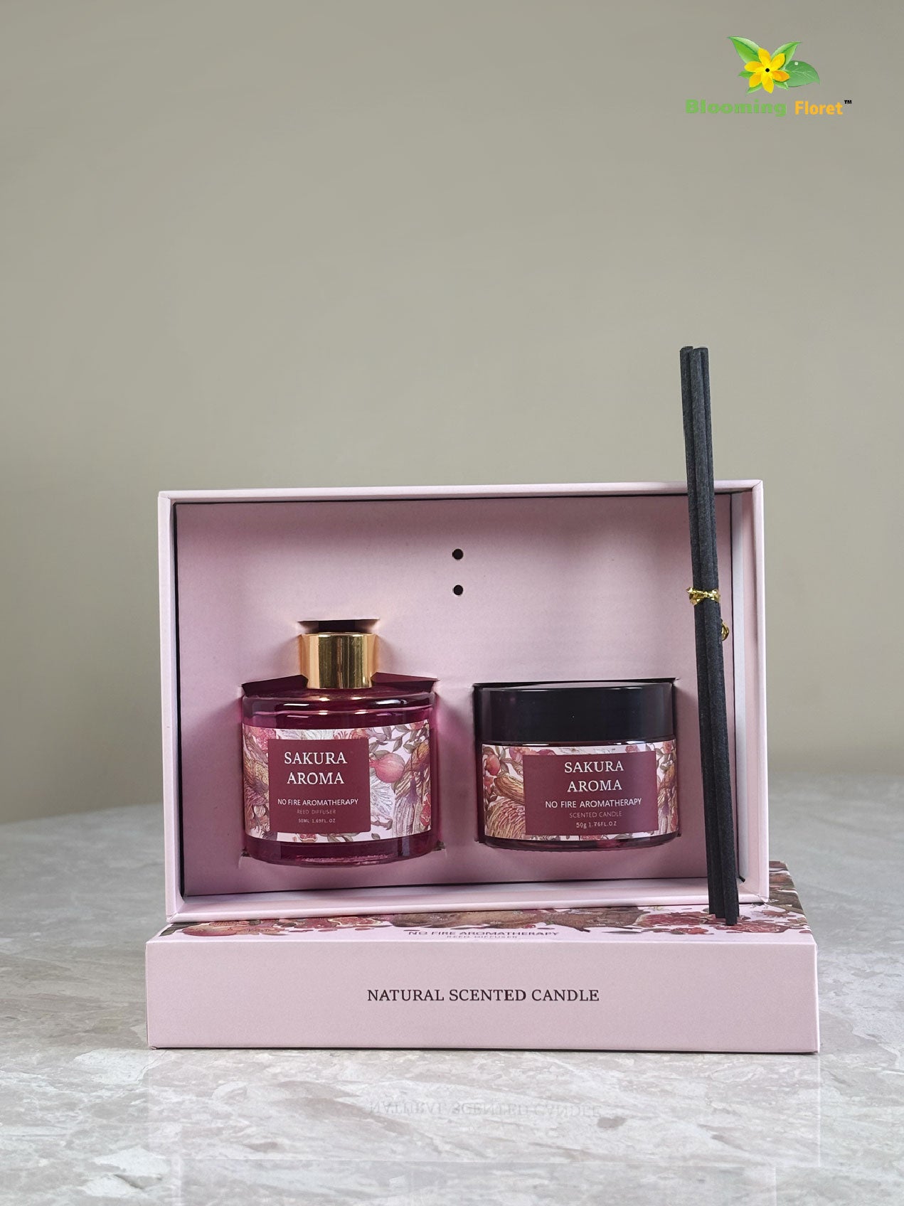 Candle & Diffuser Set | Sakura Aroma