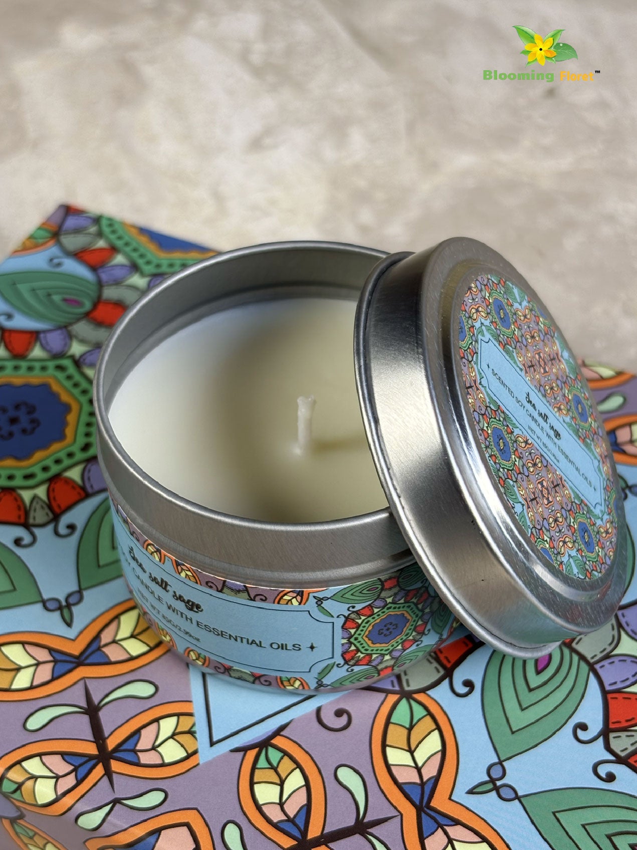 Premium Diffuser & Candle Set | 20 cm | Sea Salt Sage