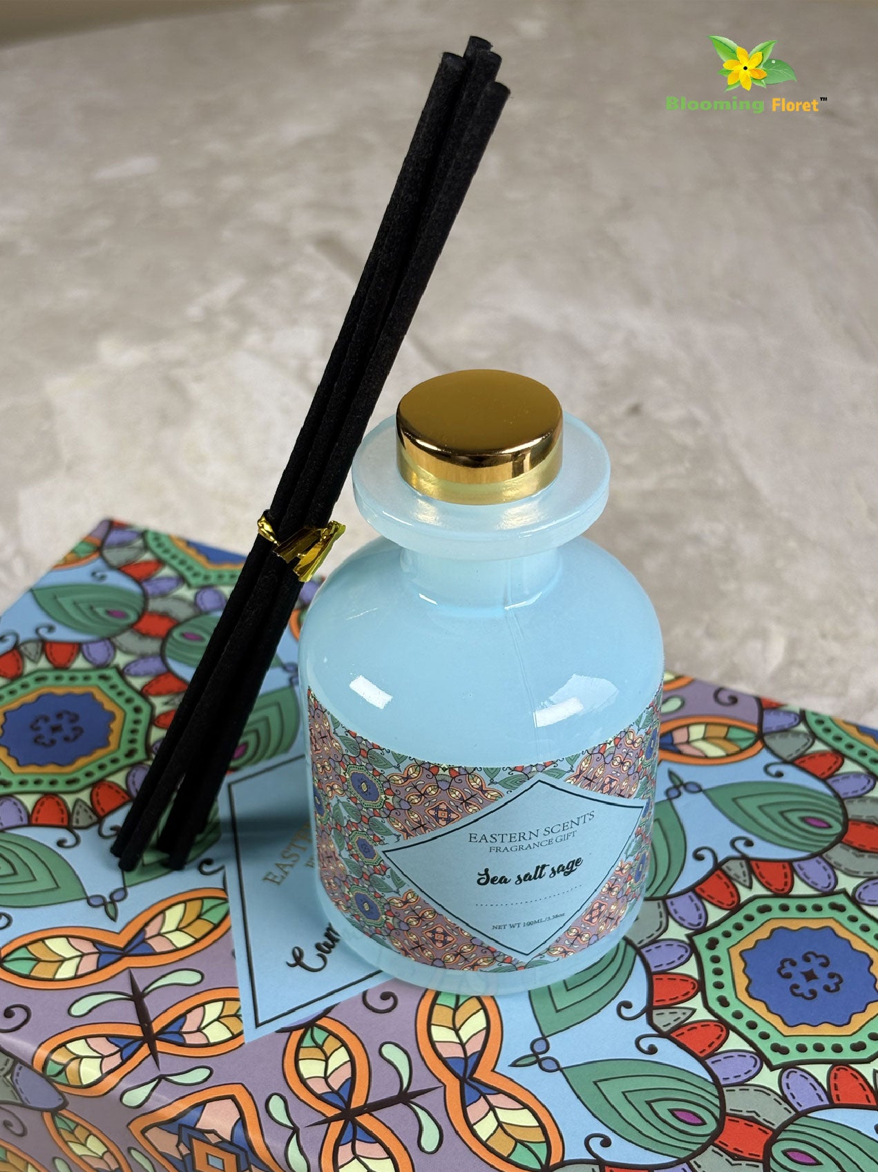 Premium Diffuser & Candle Set | 20 cm | Sea Salt Sage