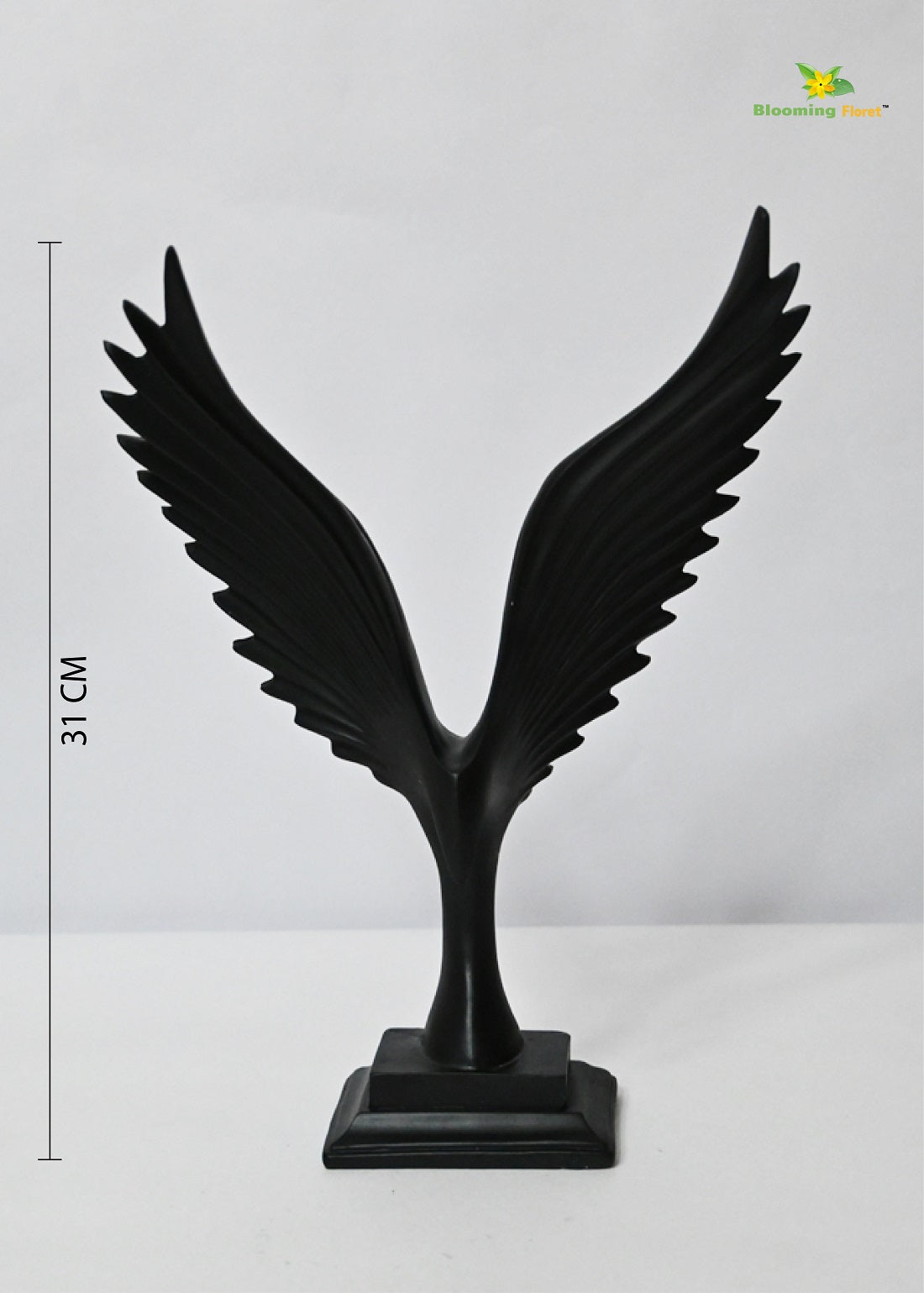 Ascendancy Roc Winged Sculpture - Black