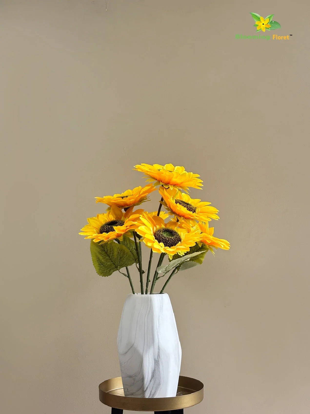 Artificial Bunch of Sunflower for Decor