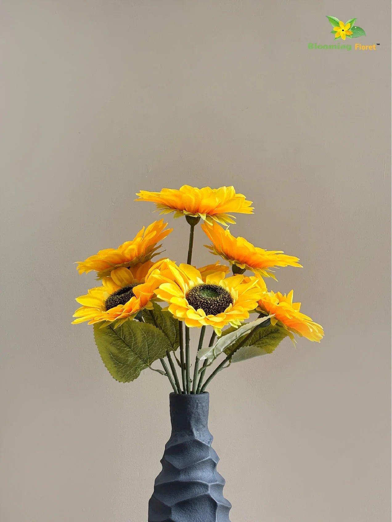 Artificial Bunch of Sunflower for Decor