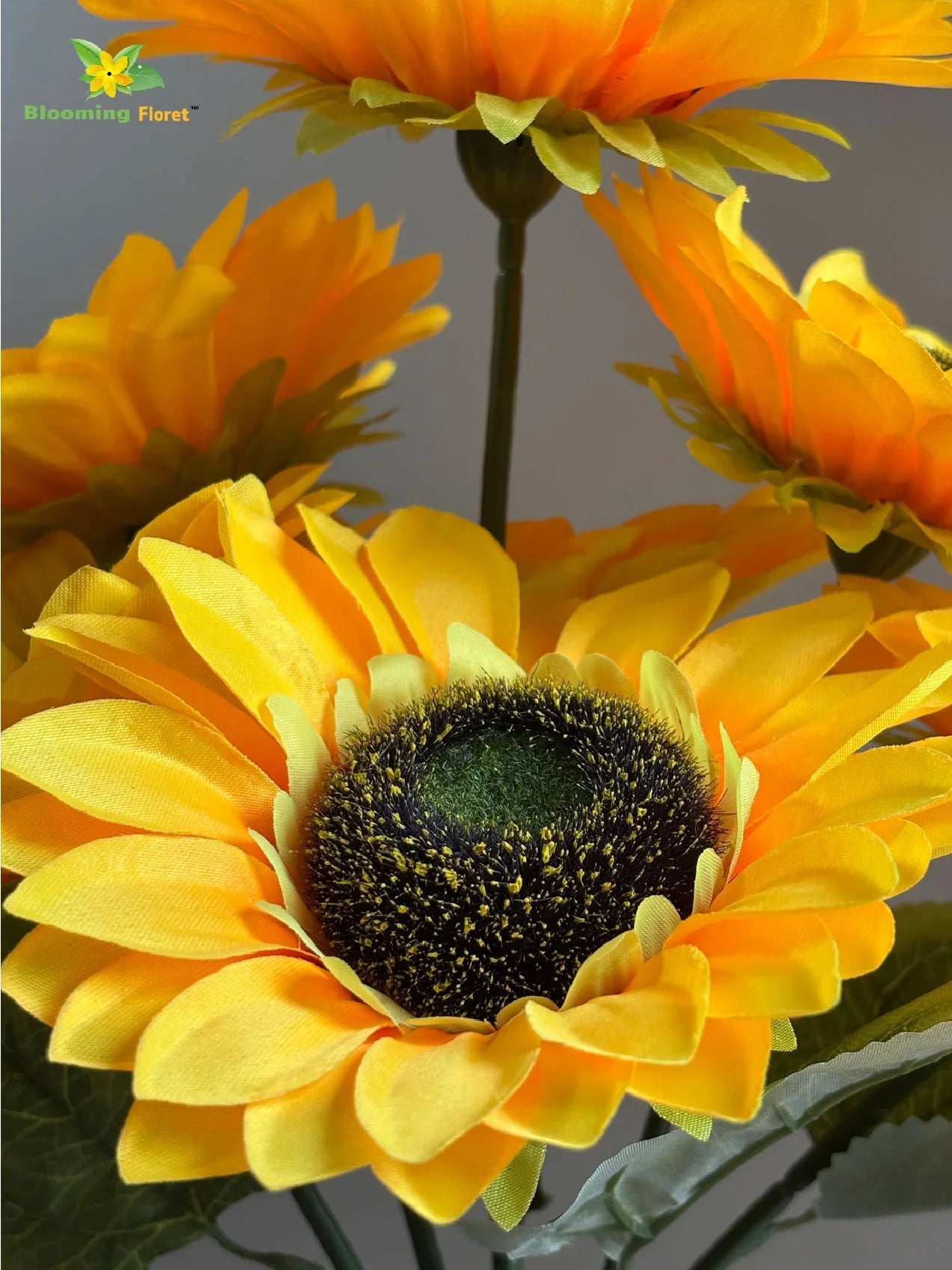 Artificial Bunch of Sunflower for Decor