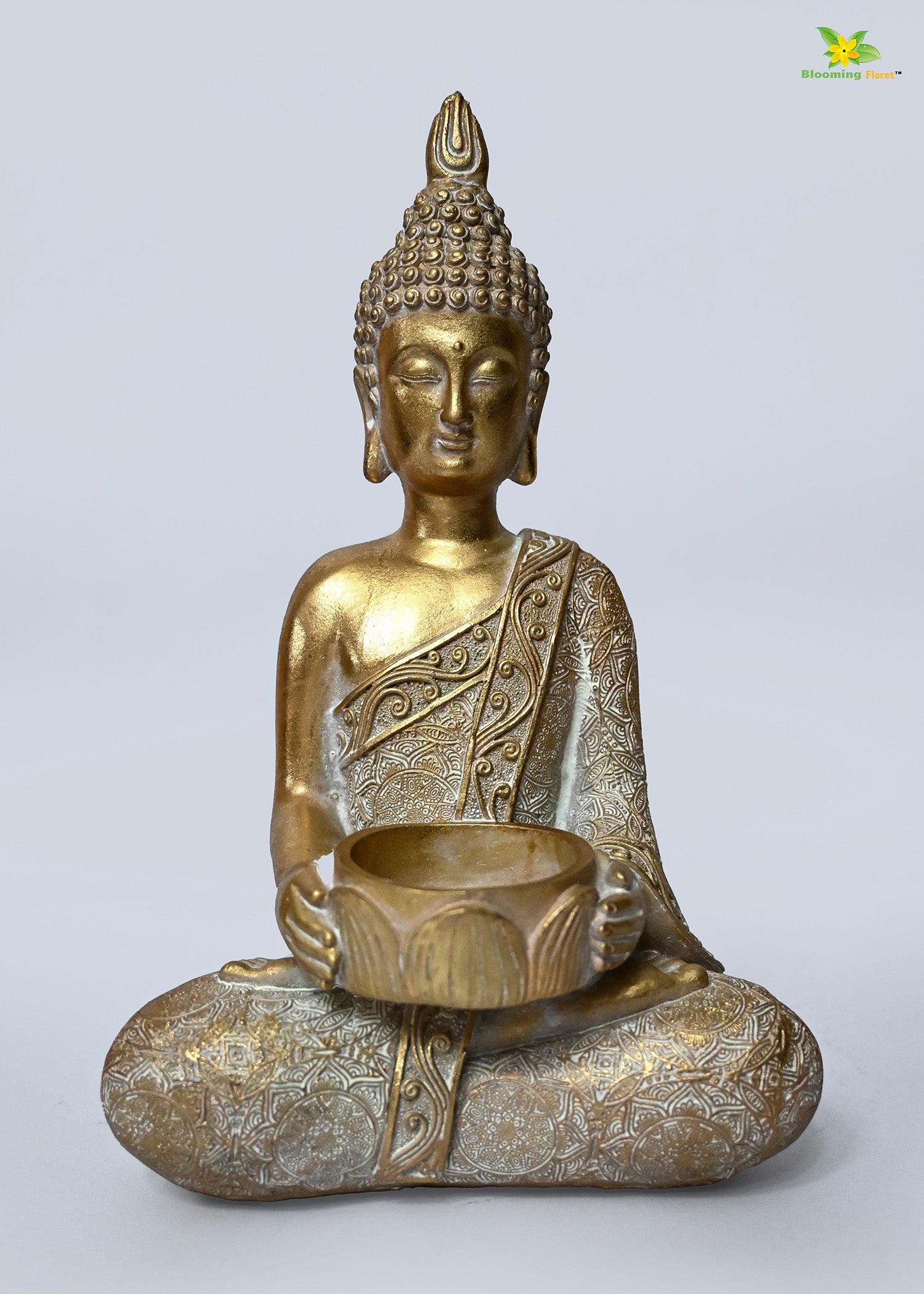 Golden Alms Buddha Statue