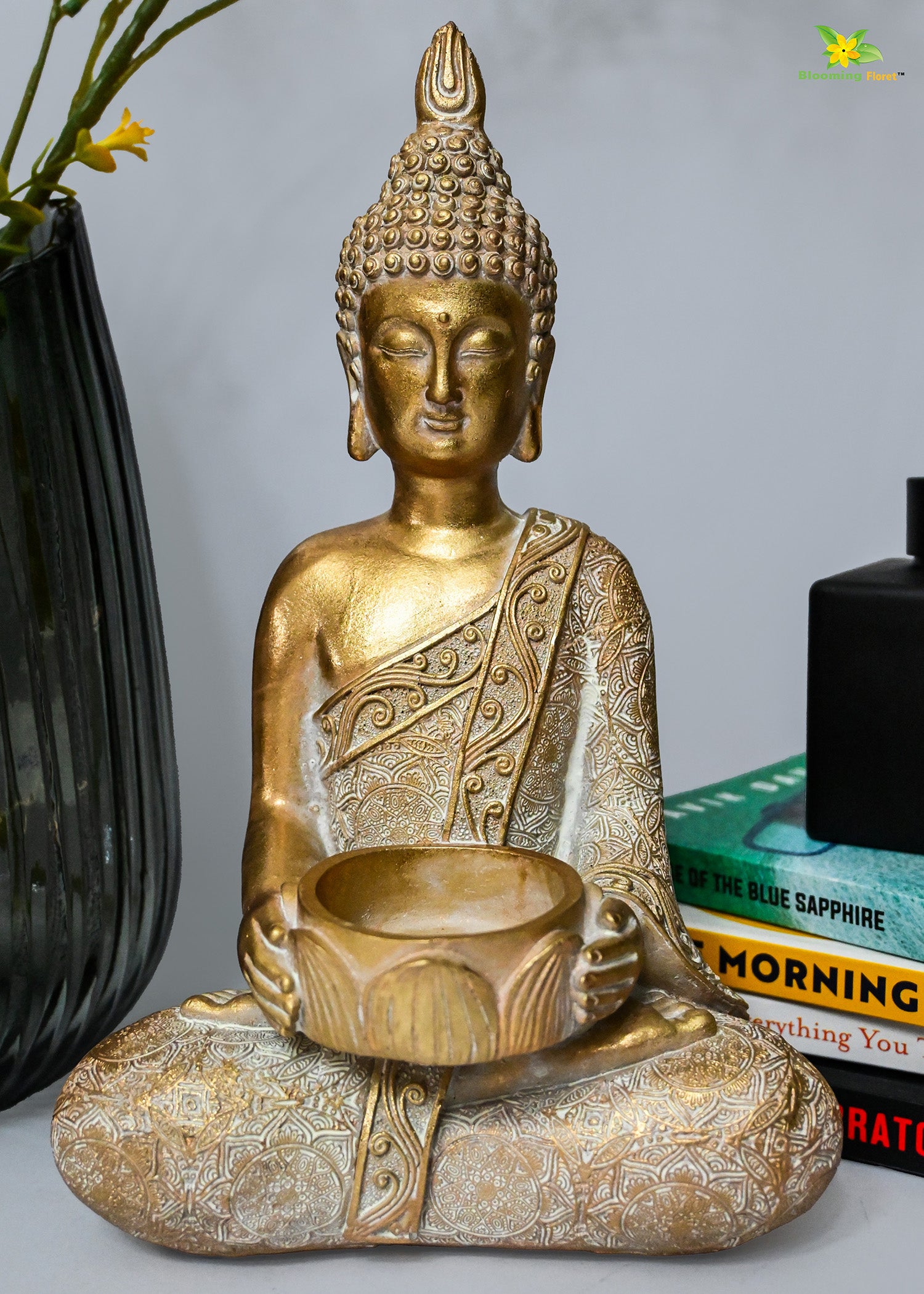 Golden Alms Buddha Statue