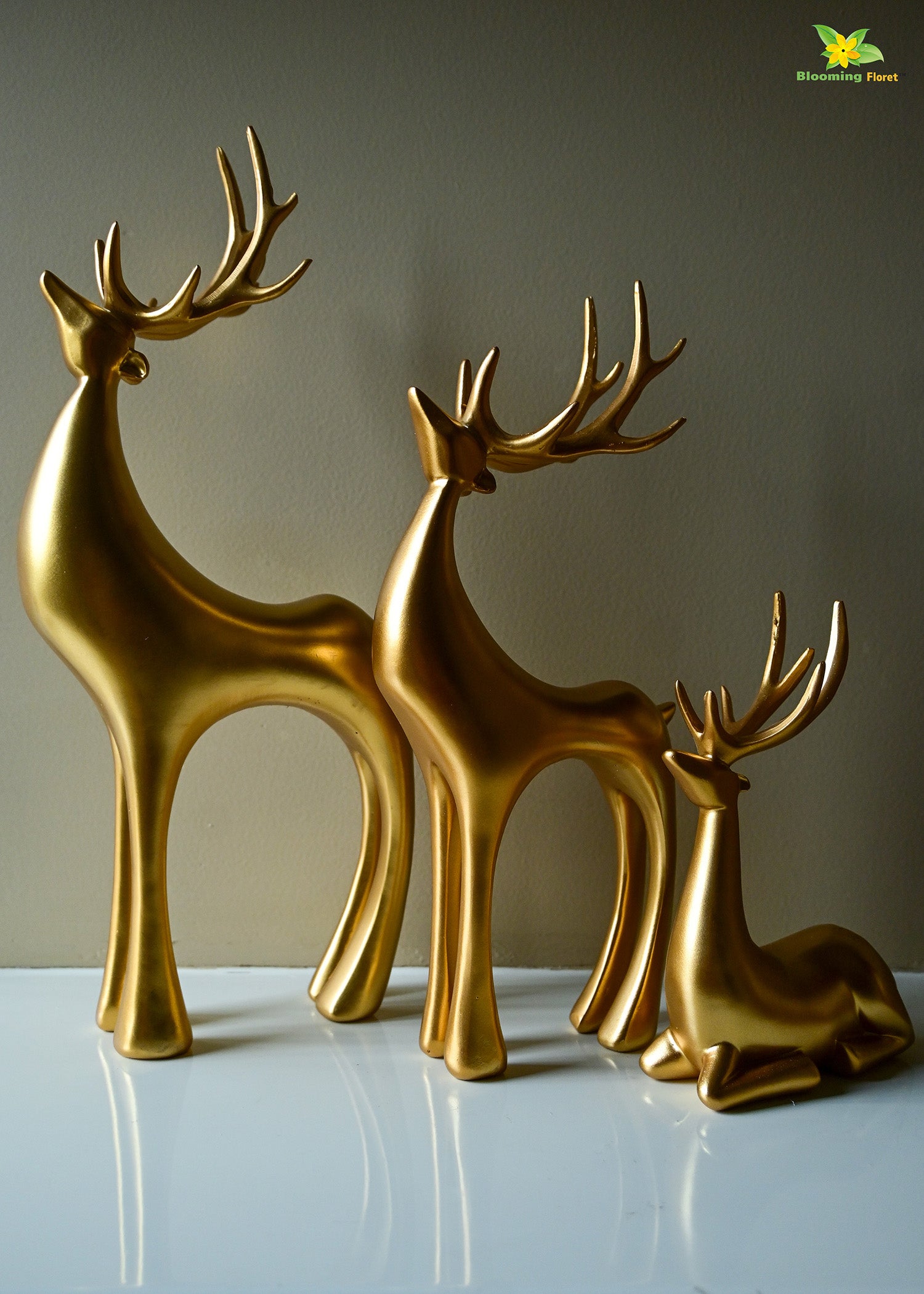 Charming Reindeer Decor Collection | Set of 3