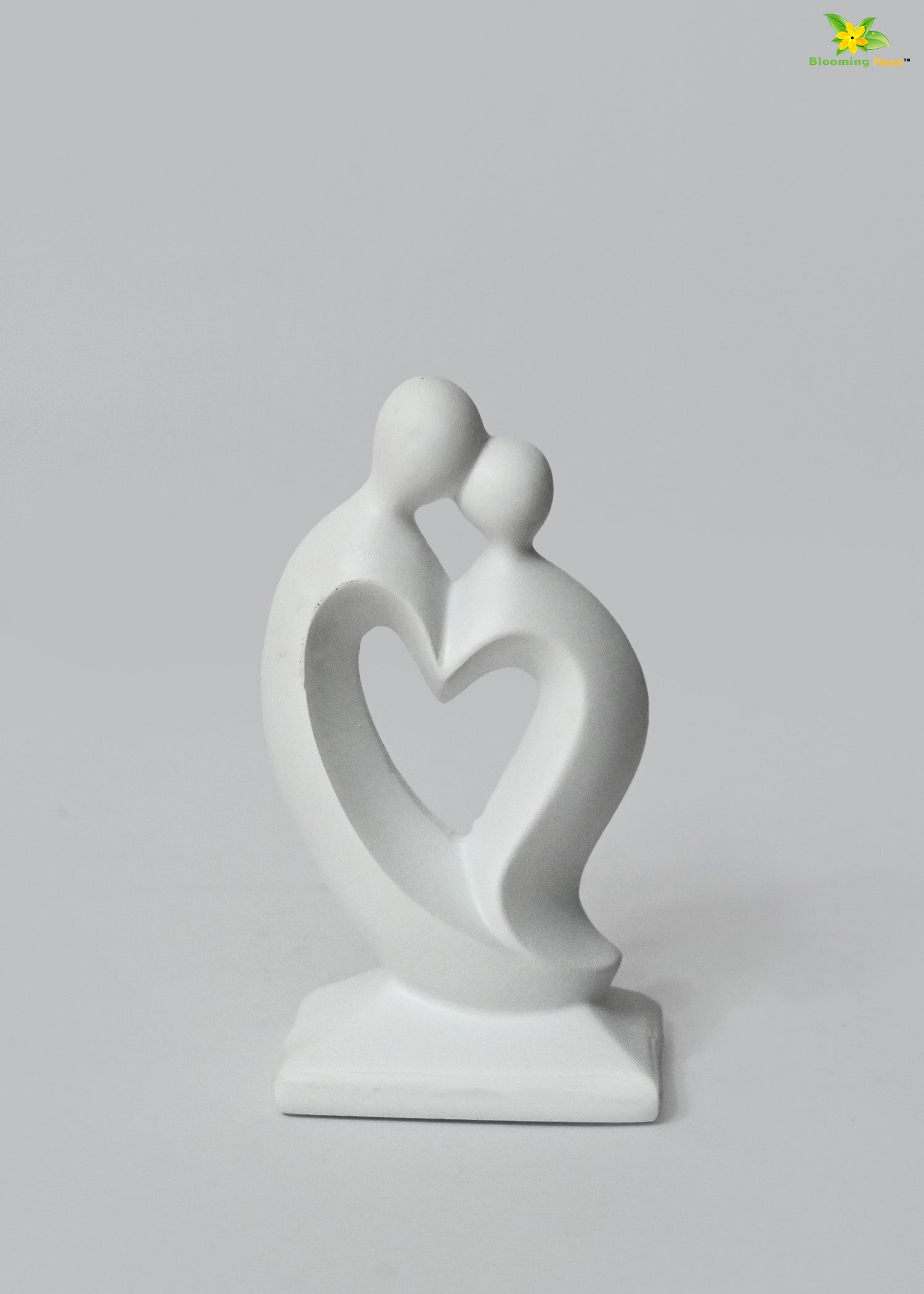 Couple Love Heart Figurine