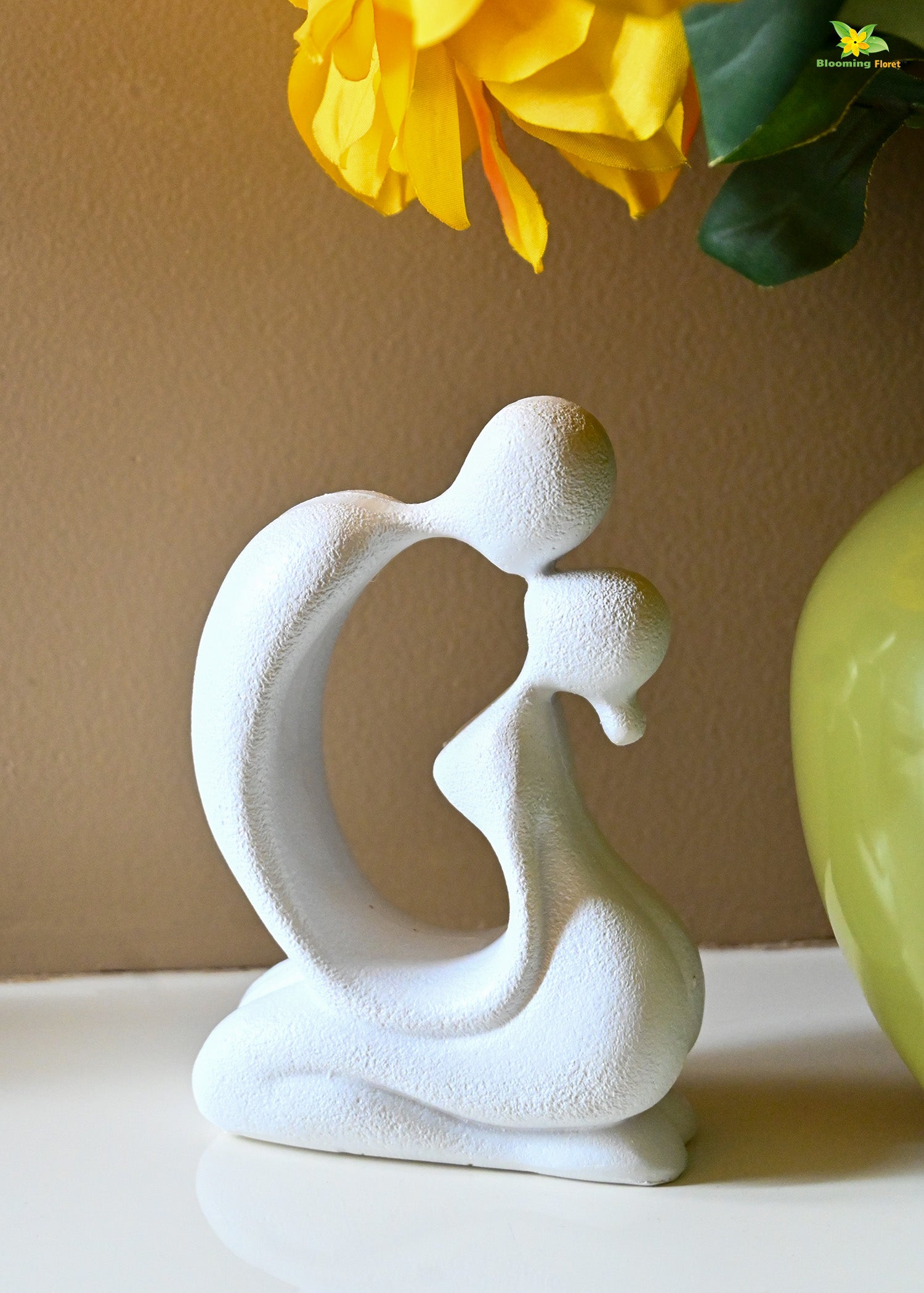 Romantic Abstract Kiss Figurine