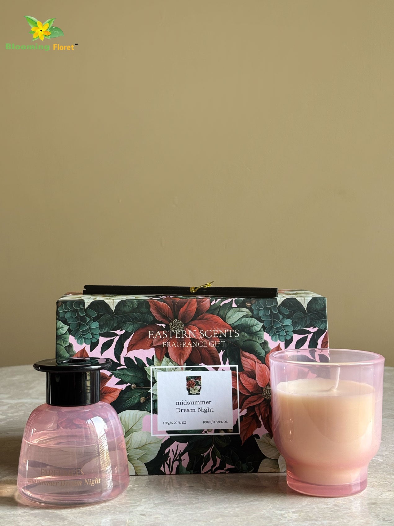 Luxury Large Diffuser & Candle Set – Midsummer Dream Night