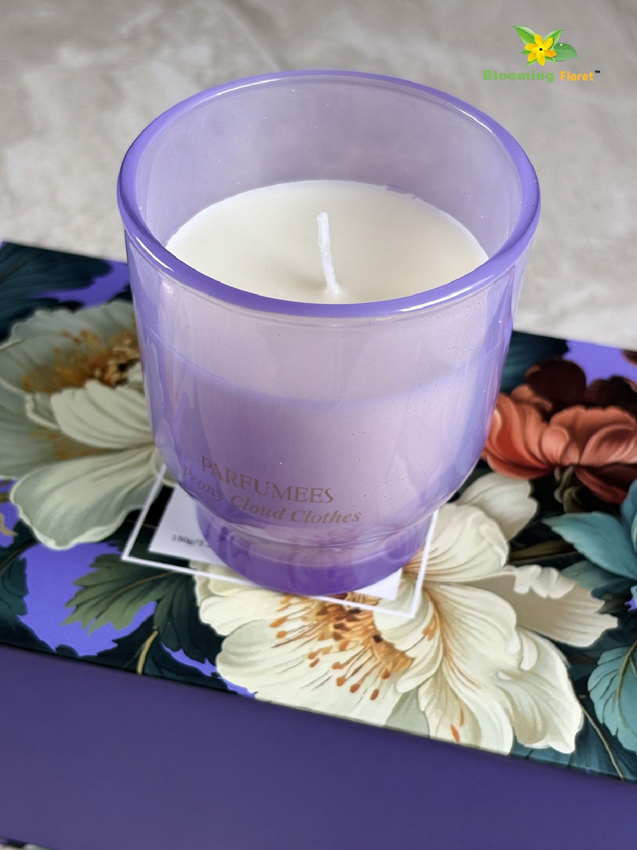 Large Diffuser & Candle Set | 19 cm | Peony Cloud Clothes