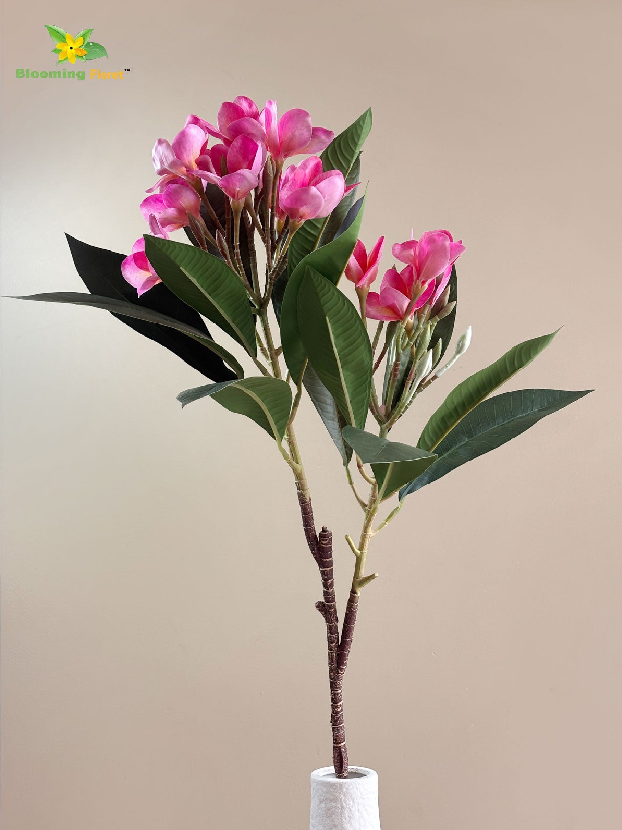Plumeria (Frangipani) Flower Stick - Cherry Red