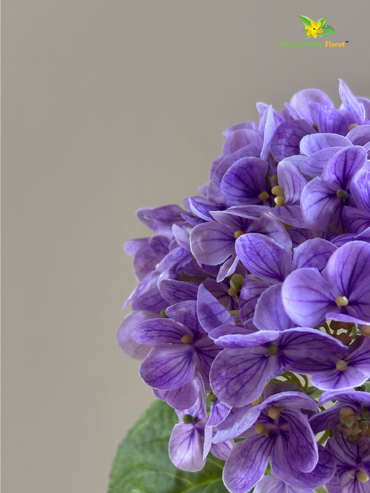 Hydrangea Flower Stick - Lavender