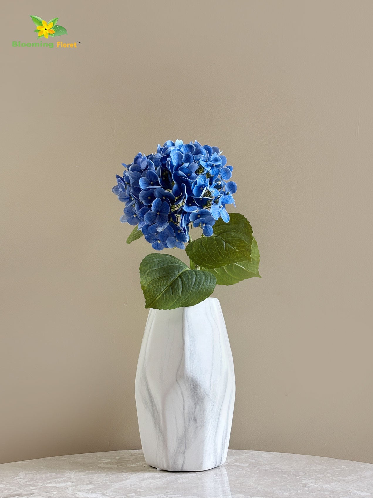 Hydrangea Flower Stick - Dark Blue