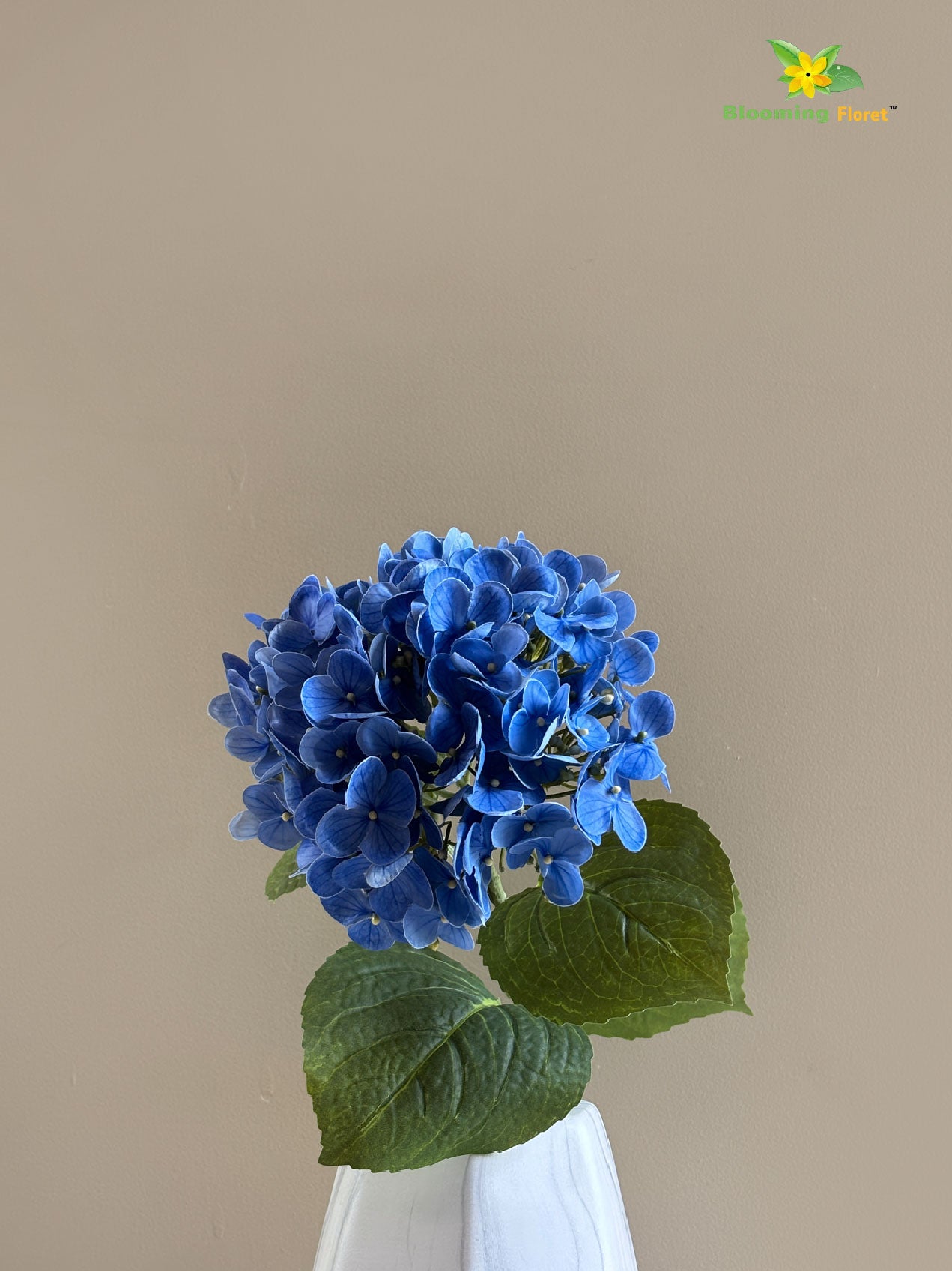 Hydrangea Flower Stick - Dark Blue